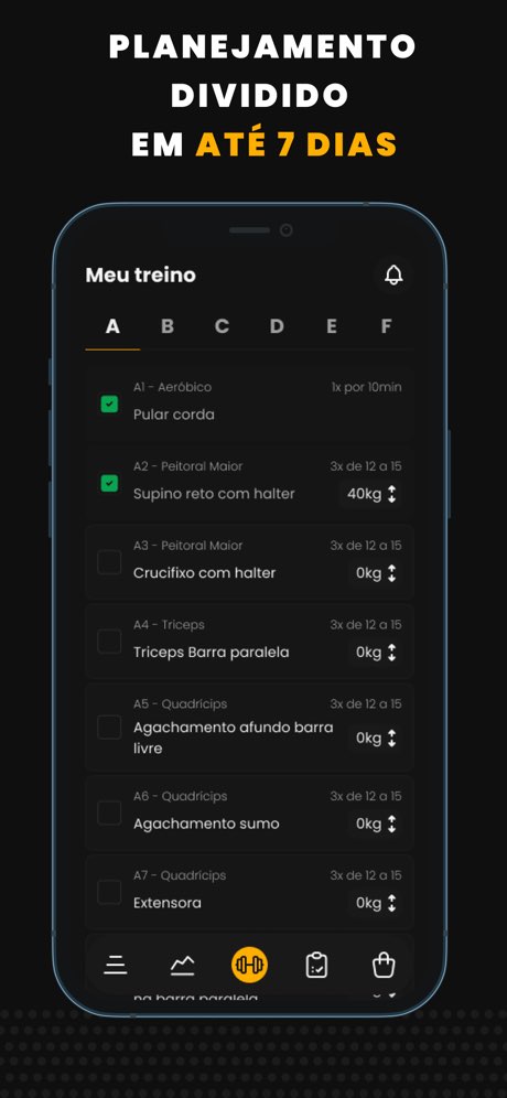 Ficha de Treino Android